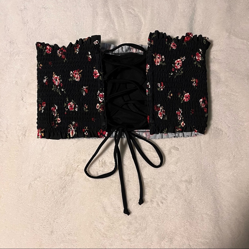 Corset Style Top/Swim Top - Picture 2 of 3
